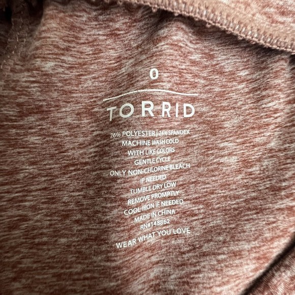 Torrid Womens Brown Full Length Signature Waist Brushed Jersey Leggings 0-Large - Picture 9 of 9